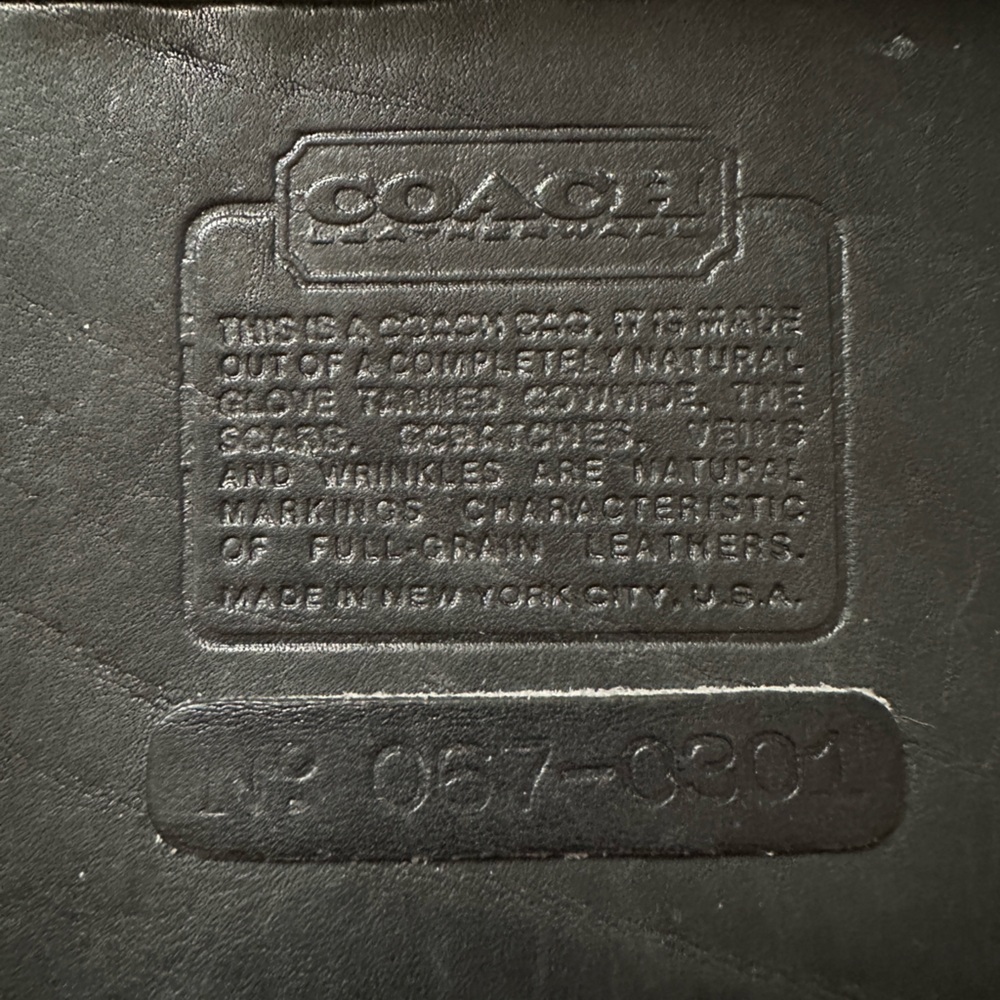 Vintage Coach NYC Era Basic Bag - 9455 - Black - Picture 2 of 7